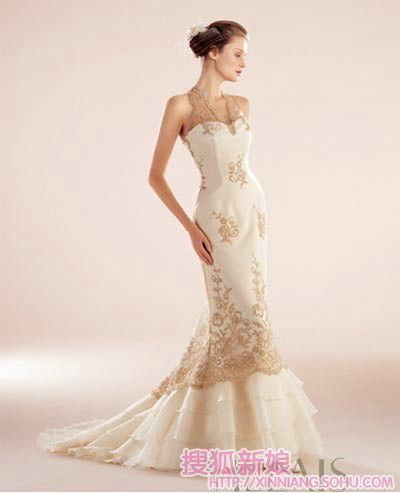 纯洁典雅的公主婚纱3