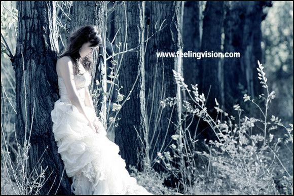 渡情小情侣结婚照1