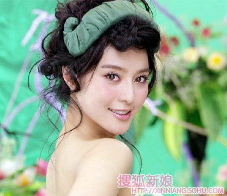 打造古典新娘高雅bobo头1