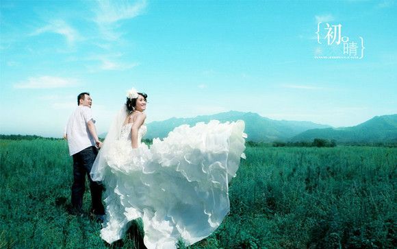 浪漫蓝色婚纱样片-初晴3