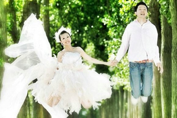 时尚的爱情婚纱照片7