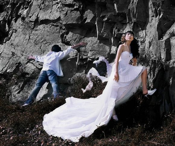 山间婚纱摄影之有这样一种爱情1