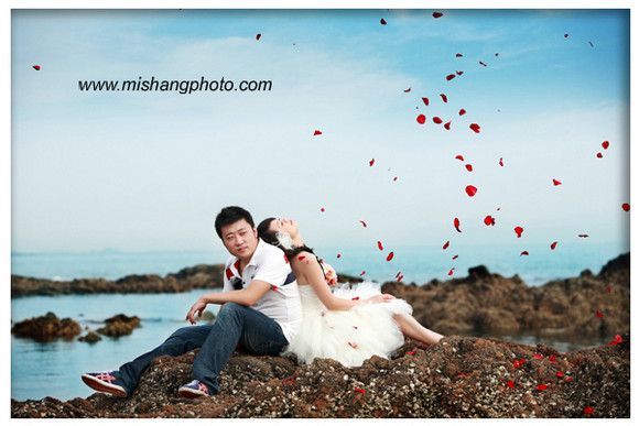 80后非主流婚纱写真照—盛装在季节的路上12